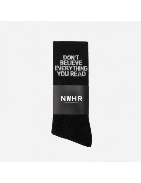 NWHR SOCKS DON´T BELIEVE BLACK