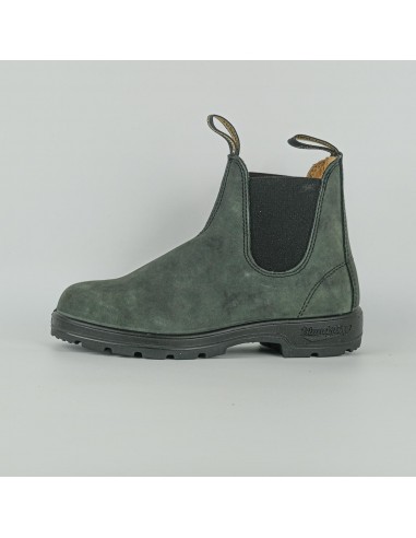 BLUNDSTONE ELASTIC SIDED BOOT LINED CLASSICS RUSTIC BLACK