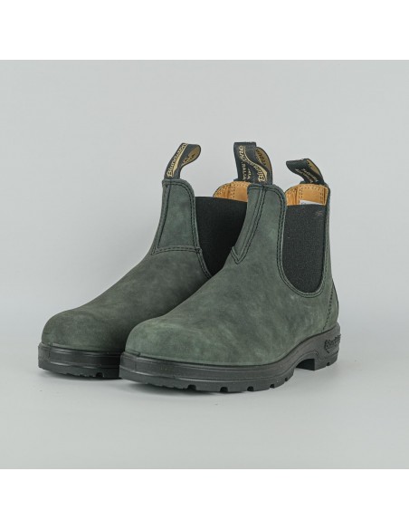BLUNDSTONE ELASTIC SIDED BOOT LINED CLASSICS RUSTIC BLACK