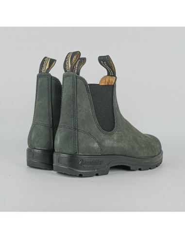 BLUNDSTONE ELASTIC SIDED BOOT LINED CLASSICS RUSTIC BLACK