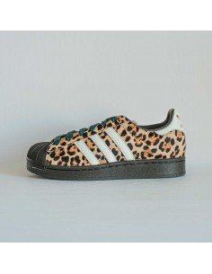 ADIDAS SUPERSTAR II W LEOPARD PRINT DARK BROWN