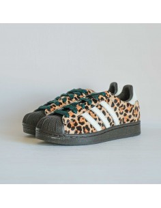 ADIDAS SUPERSTAR II W LEOPARD PRINT DARK BROWN 2
