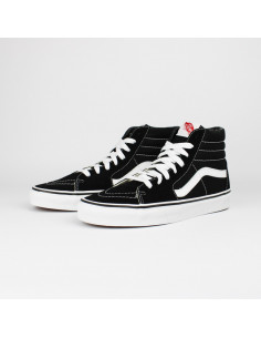 VANS SK8-HI BLACK WHITE 2