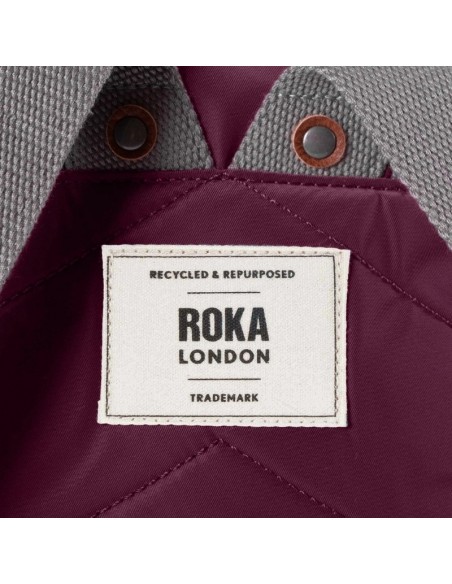 ROKA CANFIELD B RECICLED NYLON SMALL PLUM