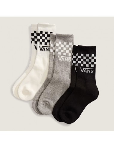 VANS CLASSIC CHECK CREW GREY BLACK WHITE