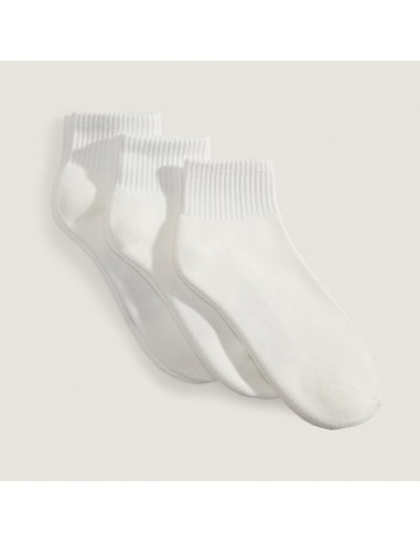 VANS SOCKS CLASSIC QUARTER CREW WHITE