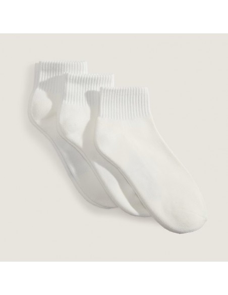 VANS SOCKS CLASSIC QUARTER CREW WHITE