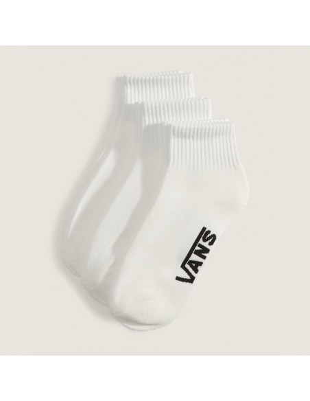 VANS SOCKS CLASSIC QUARTER CREW WHITE