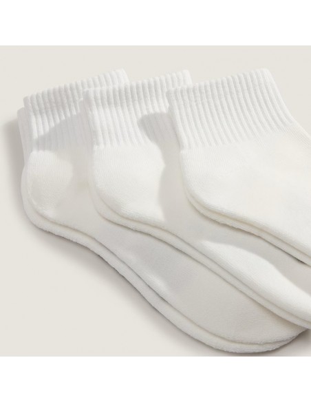 VANS SOCKS CLASSIC QUARTER CREW WHITE