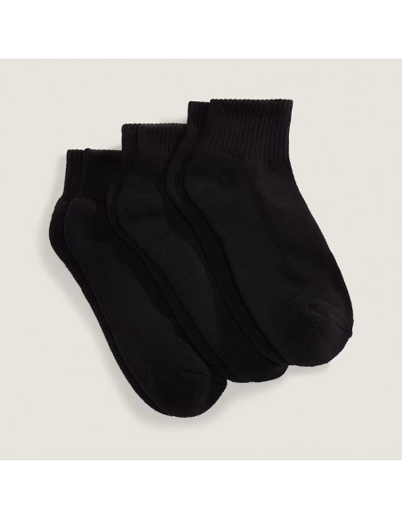 VANS SOCKS CLASSIC QUARTER CREW BLACK