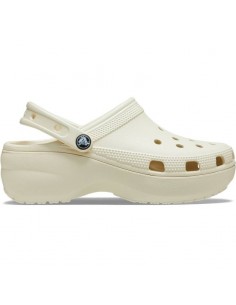 CROCS CLASSIC PLATFORM CLOG BONE