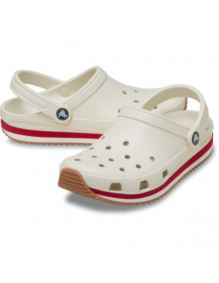 CROCS CLASSIC RETRO RUNNER CLOG U SUMMIT WHITE