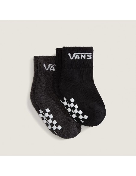 VANS CLASSIC CREW CHECKERBOARD BLACK