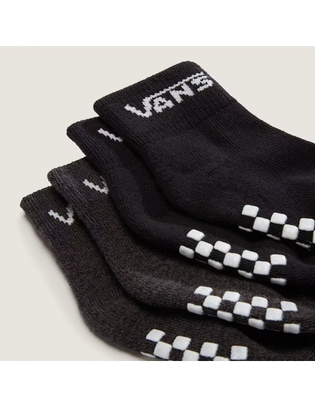 VANS CLASSIC CREW CHECKERBOARD BLACK