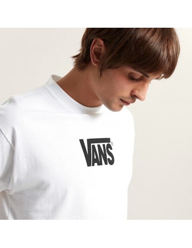 VANS STRETCH LOGO SS TEE WHITE