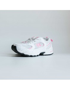 NEW BALANCE 530 J NB WHITE SIGNAL PINK 2