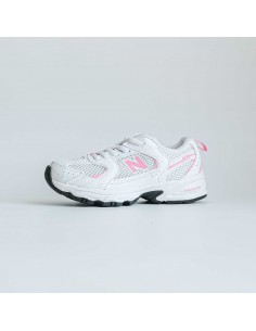 NEW BALANCE 530 J NB WHITE SIGNAL PINK
