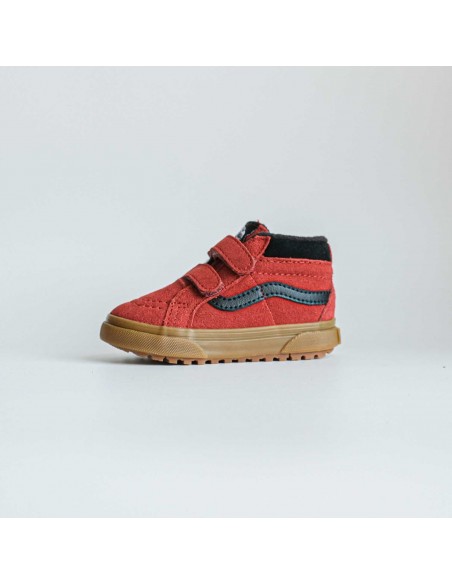 VANS J SK8-MID REISSUE V INSULAT GUM BORDEAUX