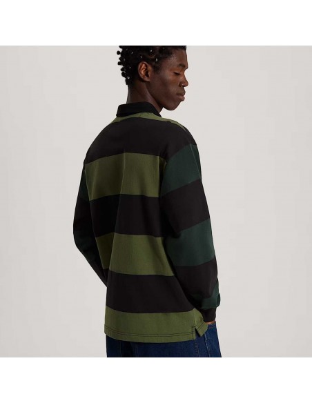 VANS 2-TONE STRIPE WARD RUGB BLACK GREEN