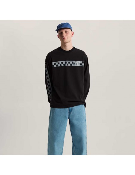  VANS RACING LS TEE BLACK