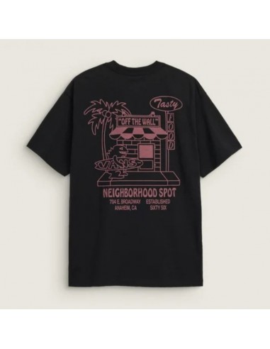 VANS FOOD SPOT SS TEE BLACK