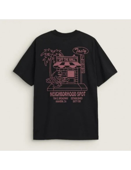 VANS FOOD SPOT SS TEE BLACK