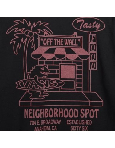 VANS FOOD SPOT SS TEE BLACK