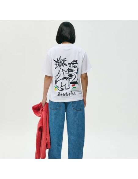 NWHR CAMISETA DOG WHITE