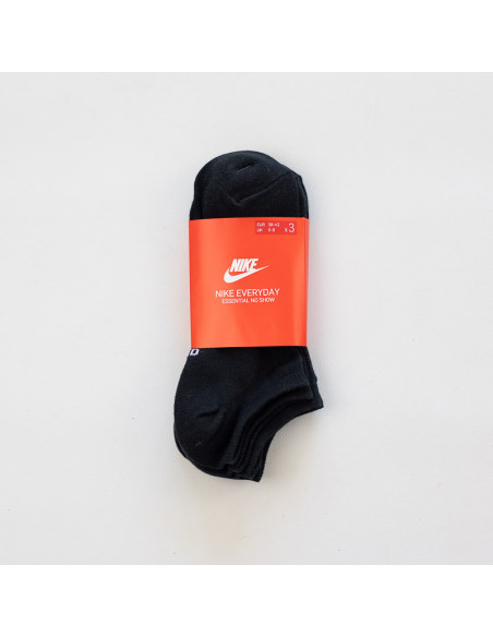 NIKE EVERYDAY ESSENTIAL NO SHOW SOCKS BLACK