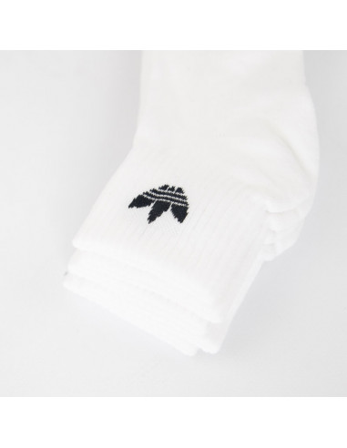 ADIDAS SOCKS MID ANKLE WHITE