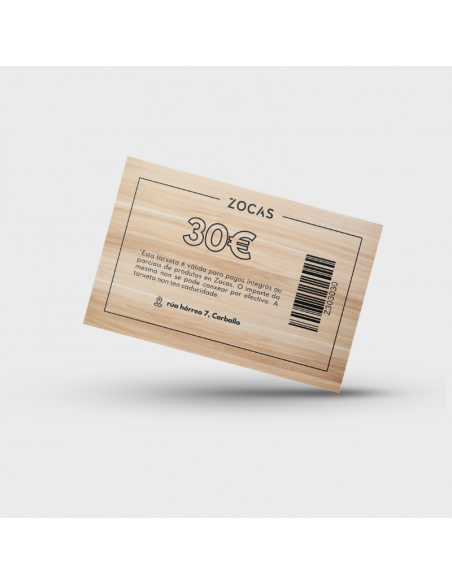TARJETA REGALO 30€