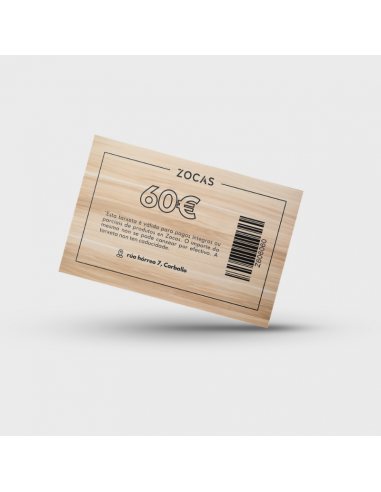 TARJETA REGALO 60€