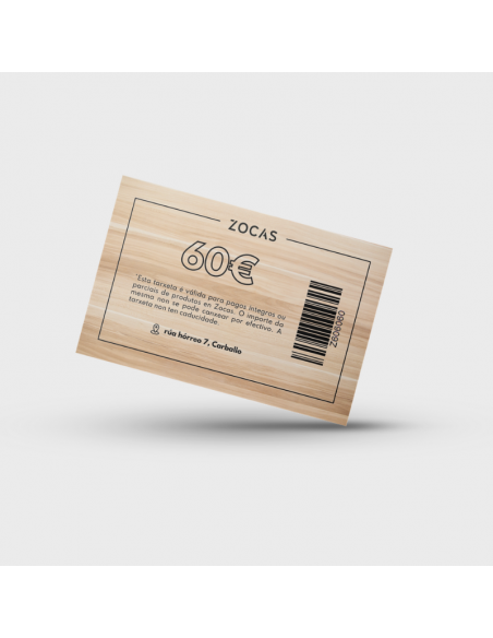 TARJETA REGALO 60€