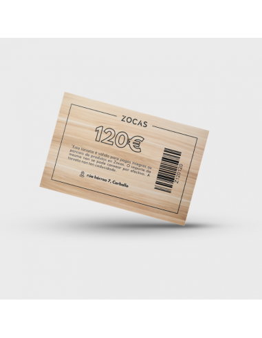 TARJETA REGALO 120€