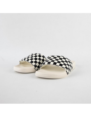 VANS LA COSTA SLIDE-ON CHECKERBOARD WHITE