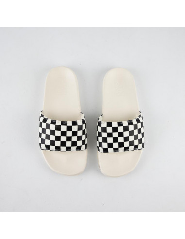 VANS LA COSTA SLIDE-ON CHECKERBOARD WHITE
