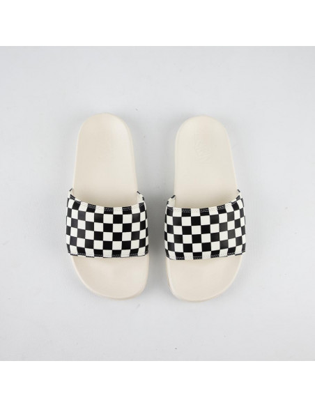 VANS LA COSTA SLIDE-ON CHECKERBOARD WHITE