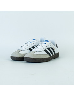 ADIDAS SAMBA J WHITE 2