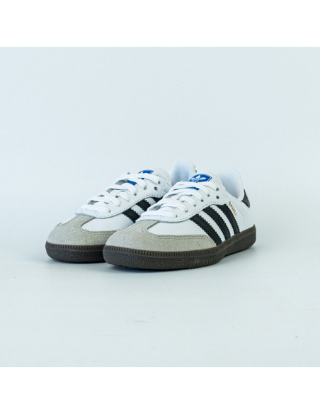 ADIDAS SAMBA J WHITE