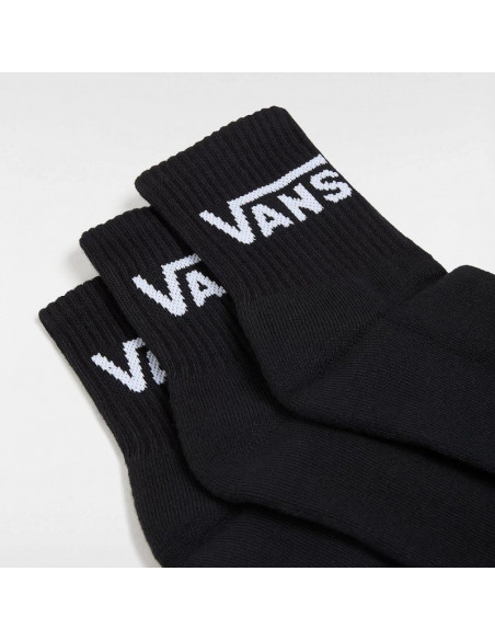 VANS SOCKS CLASSIC HALF CREW BLACK