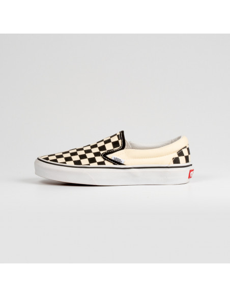 VANS CLASSIC SLIP-ON CHEKBOARD WHITE