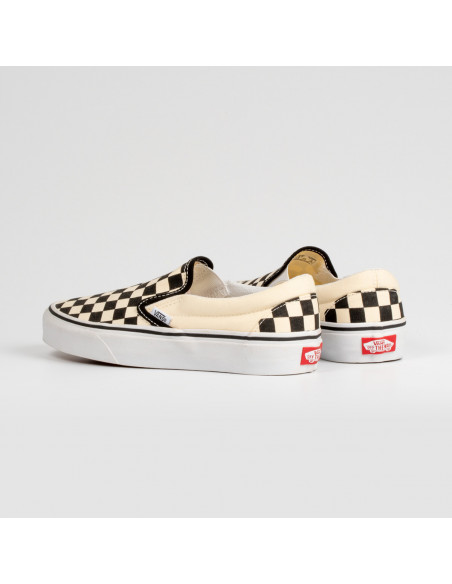 VANS CLASSIC SLIP-ON CHEKBOARD WHITE