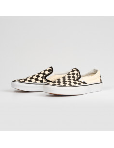 VANS CLASSIC SLIP-ON CHEKBOARD WHITE 2