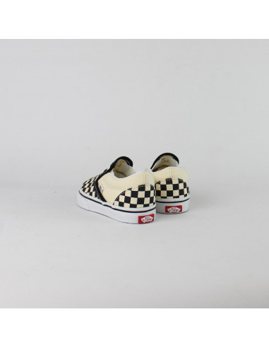 VANS INF CLASSIC SLIP-ON CHEKBOARD WHITE